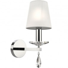 Απλίκα Τοίχου 1xE14 230V Χρώμιο 955BARBARA1W